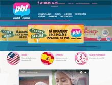 Tablet Screenshot of pbf.com.br