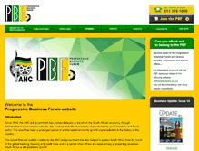 Tablet Screenshot of pbf.org.za